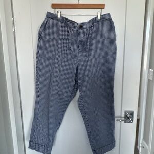 Tommy Hilfiger Gingham Check Ankle Pants